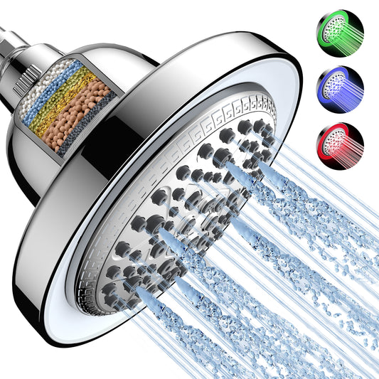 FEELSO DL4 LED Color-Changing Filtered Shower Head
