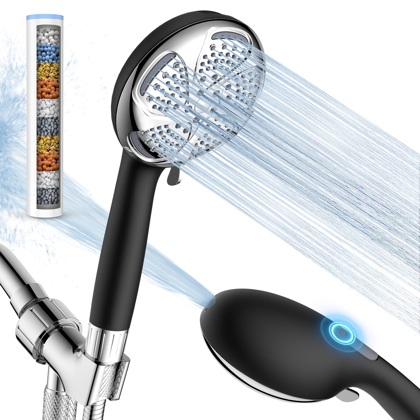 FEELSO SL7 Seven-Mode Handheld Shower Filter