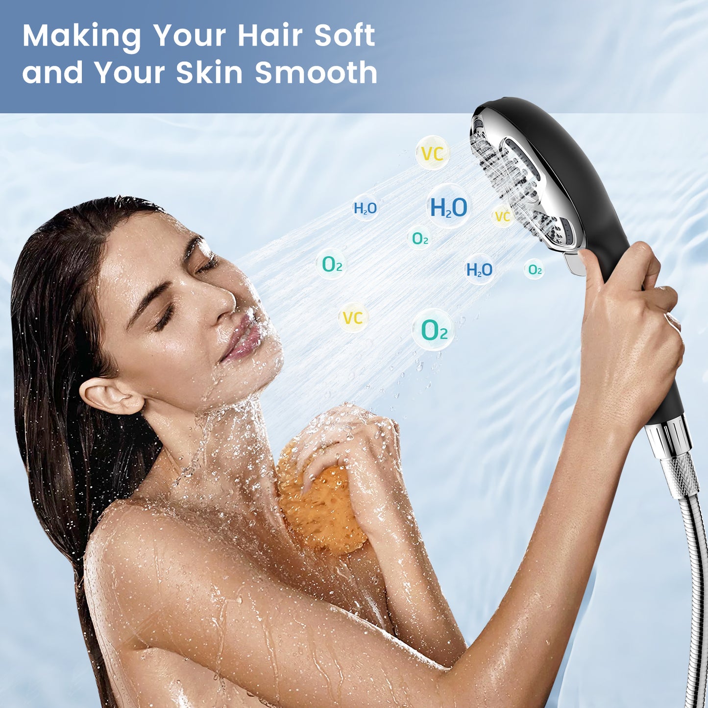 FEELSO SL7 Seven-Mode Handheld Shower Filter