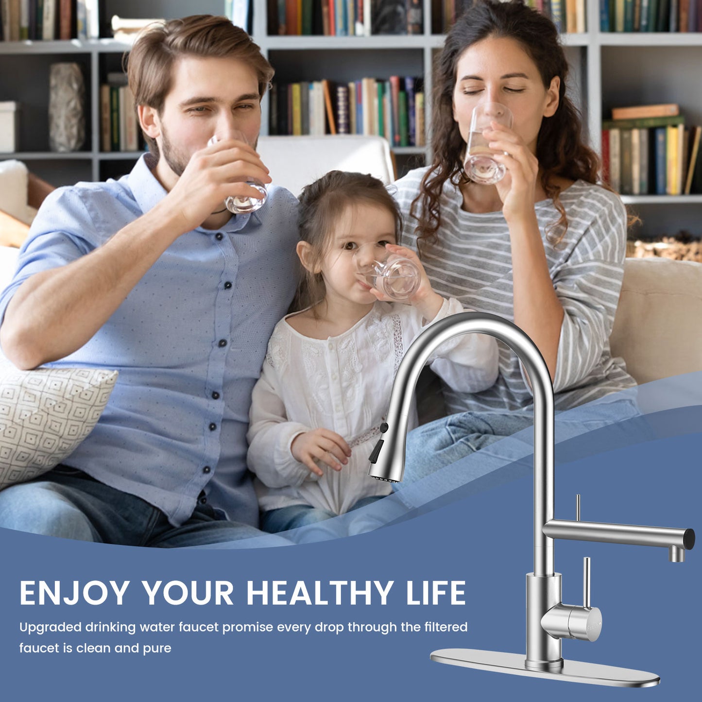 2 Pack Replacement Filter for Feelso Kitchen Faucet